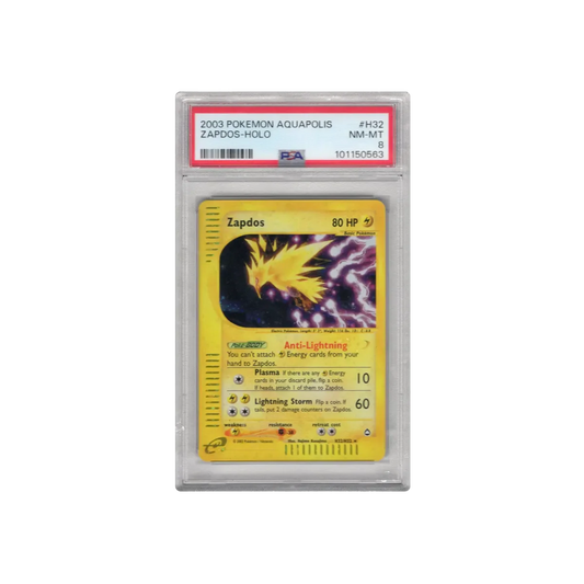 2003 Aquapolis Zapdos Holo PSA 8