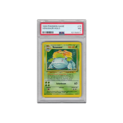 1999 Venusaur Holo Base Set PSA 7