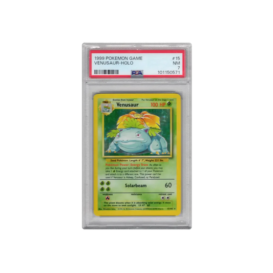 1999 Venusaur Holo Base Set PSA 7