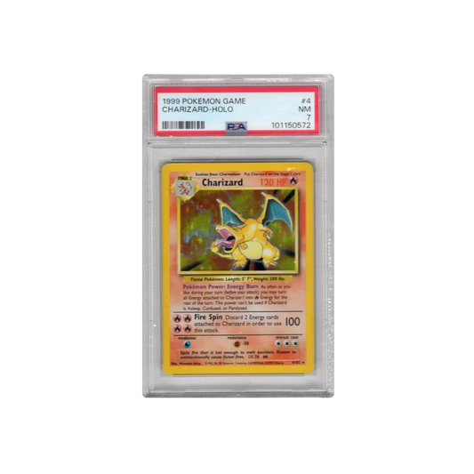 1999 Charizard Holo Base Set PSA 7