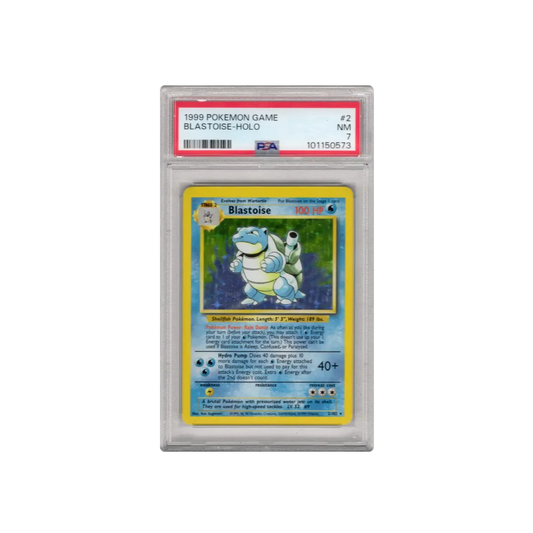 1999 Blastoise Holo Base Set PSA 7