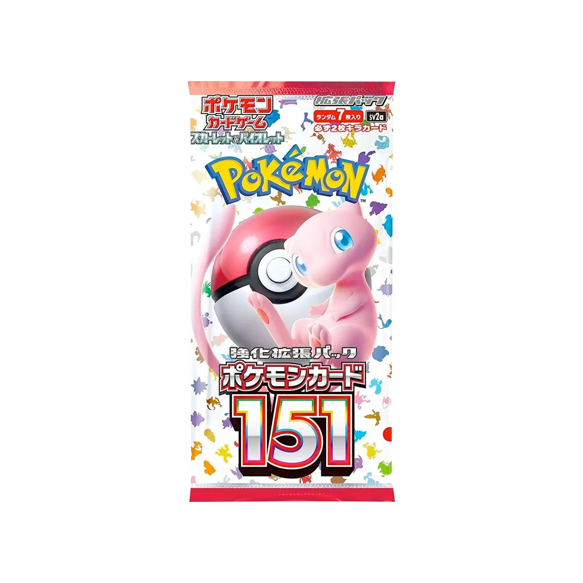 Pokemon TCG: 151 Japanese SV2a Booster Pack (7 Cards Per Pack)