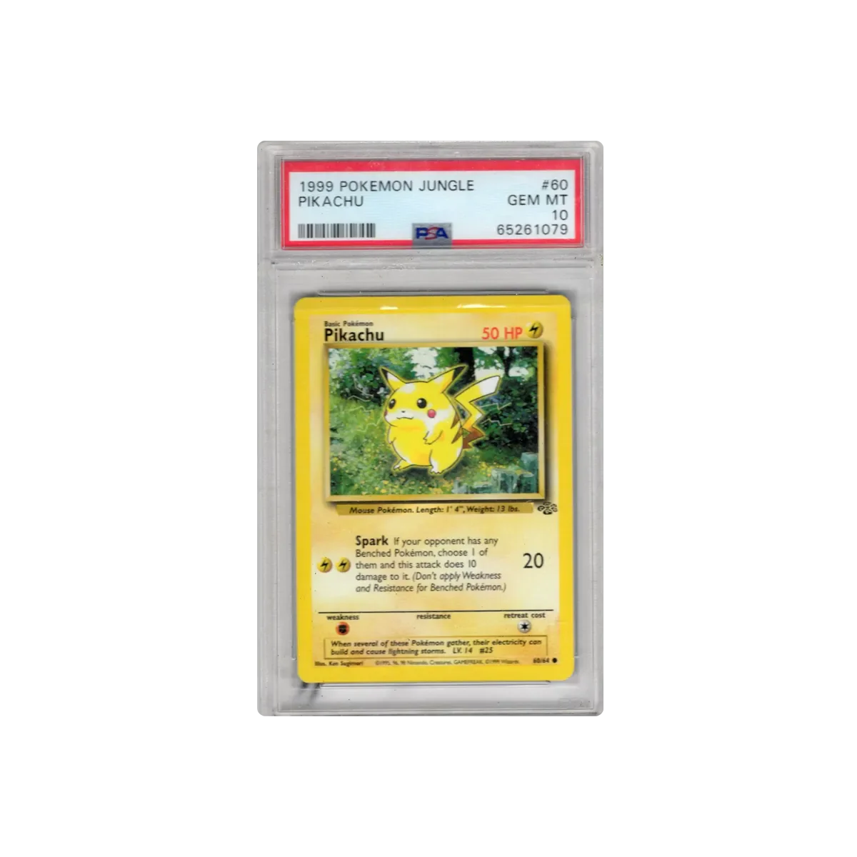 1999 Jungle Pikachu PSA 10