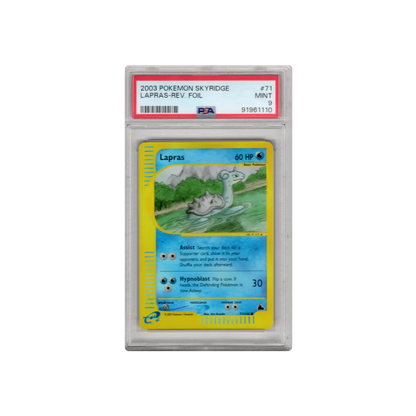 2003 Skyridge Lapras Reverse Foil PSA 9